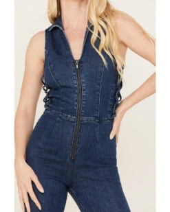 Idyllwind Women's Barlow Lace-Up Denim Jumpsuit -Ladies Western Cowboy 2000383282 417 P3