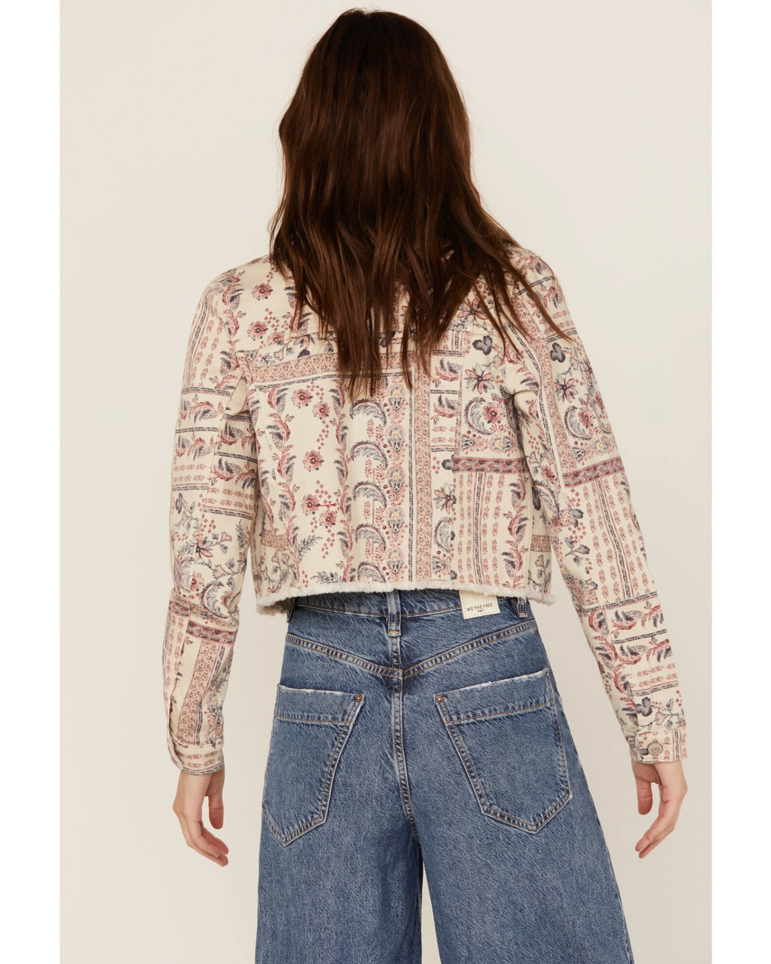 Shyanne Women's Americana Print Denim Jacket 6 Shyanne Women's Americana Print Denim Jacket - Image 4