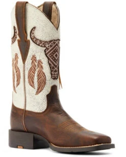 Ariat Women's Round Up StretchFit Western Performance Boots - Broad Square Toe
