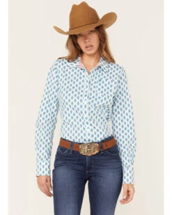 Ariat Women's Kirby Day Dreamer Print Button Down Long Sleeve Western Shirt