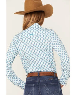 Ariat Women's Kirby Day Dreamer Print Button Down Long Sleeve Western Shirt 9 Ariat Women's Kirby Day Dreamer Print Button Down Long Sleeve Western Shirt -Ladies Western Cowboy 2000384674 941 P4