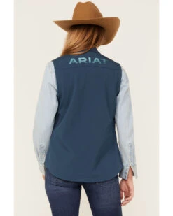 Ariat Women's New Team Softshell Vest 9 Ariat Women's New Team Softshell Vest -Ladies Western Cowboy 2000384682 443 P4