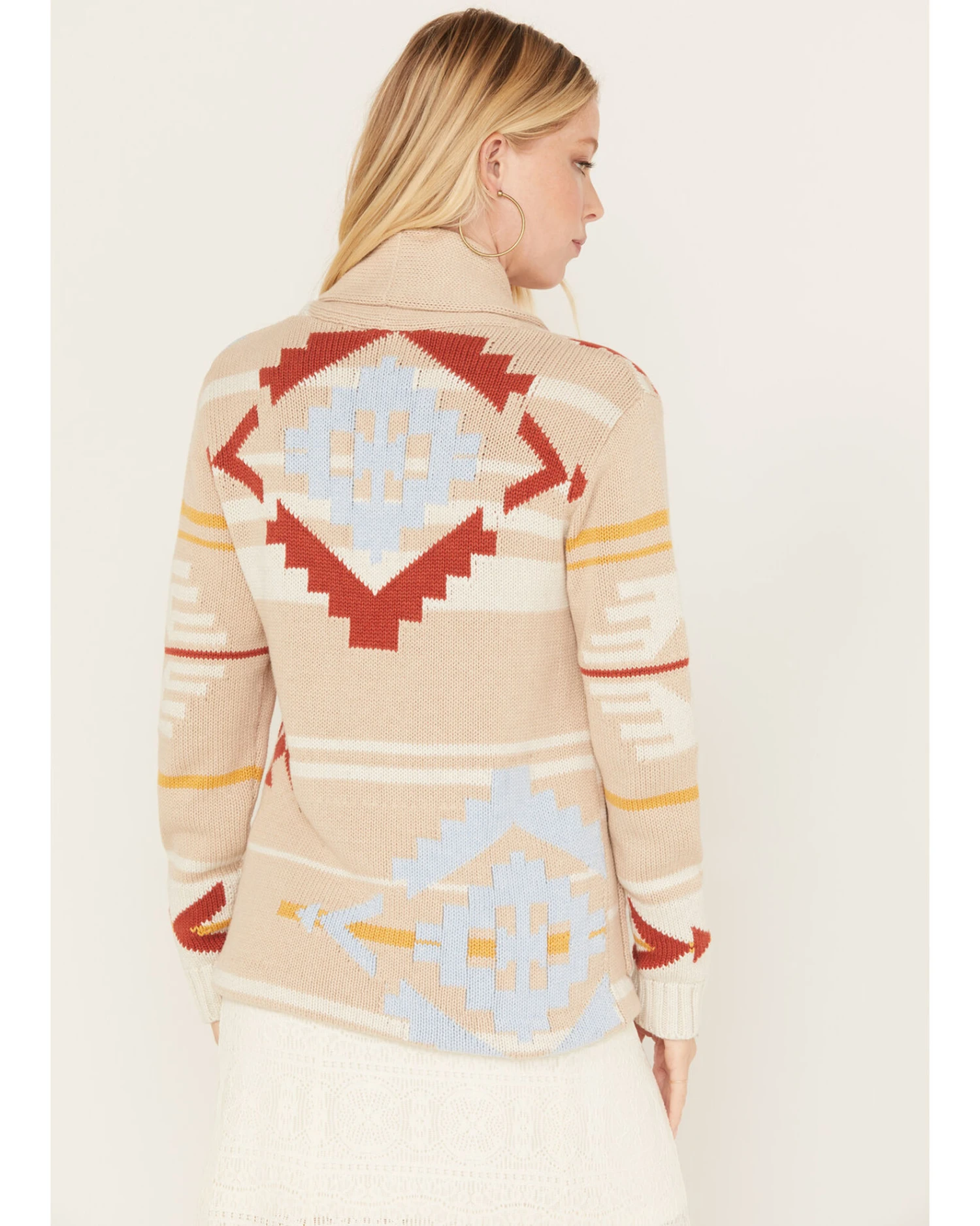 Pendleton Women's Multicolored Print Taos Graphic Cardigan 6 Pendleton Women's Multicolored Print Taos Graphic Cardigan - Image 4