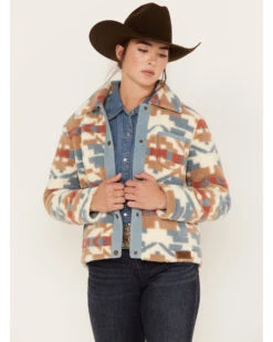 Pendleton Women's Angelica Printed Fleece Jacket