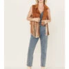 Rock & Roll Denim Women's Cropped Fringe Star Vest -Ladies Western Cowboy 2000385013 290 P1