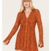 Free People Women's Shayla Lace Mini Dress 1 Free People Women's Shayla Lace Mini Dress -Ladies Western Cowboy 2000385492 800 P1