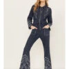 Understated Leather Women's Daredevil Denim Jumpsuit 2 Understated Leather Women's Daredevil Denim Jumpsuit -Ladies Western Cowboy 2000386318 402 P1