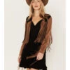 Vocal Women's Star Faux Fringe Jacket 2 Vocal Women's Star Faux Fringe Jacket -Ladies Western Cowboy 2000386539 200 P1