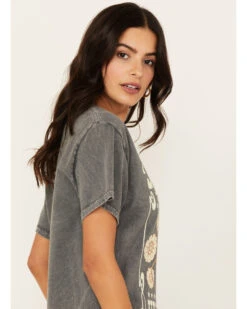 Youth In Revolt Women's Jackson Hideout Skeleton Short Sleeve Graphic T-Shirt 7 Youth In Revolt Women's Jackson Hideout Skeleton Short Sleeve Graphic T-Shirt -Ladies Western Cowboy 2000389463 022 P2