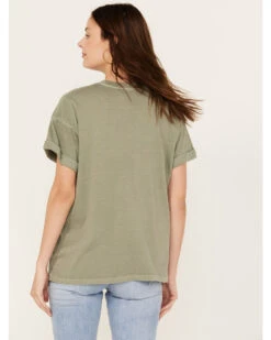 Girl Dangerous Women's Horseshoe Rose Boyfriend Graphic Tee -Ladies Western Cowboy 2000391106 300 P4