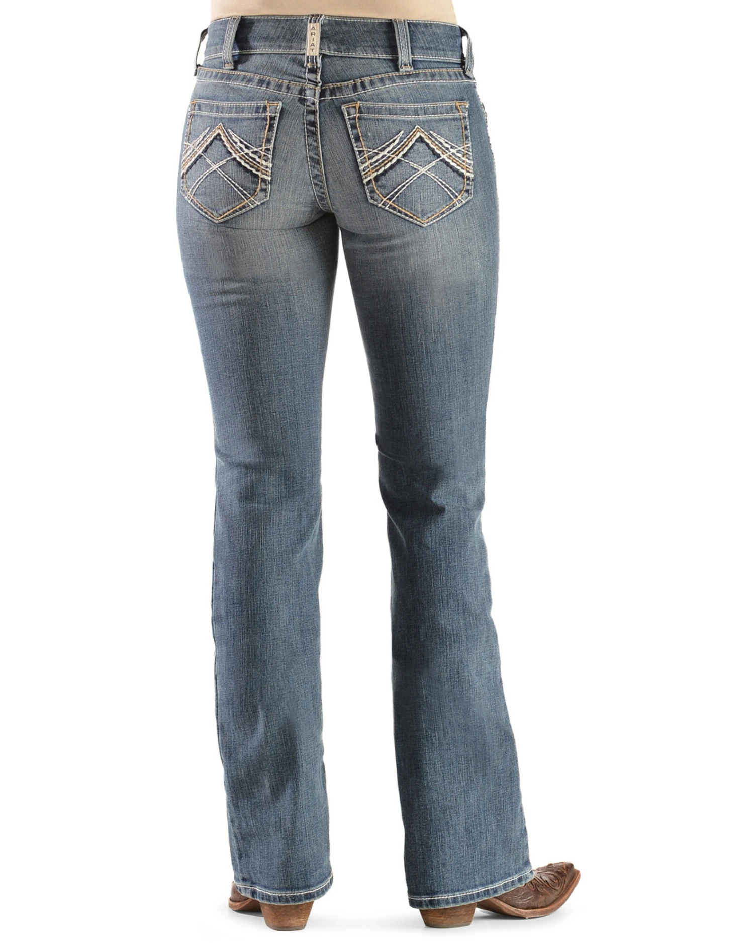 Ariat Women's Rainstorm Boot Cut Riding Jeans 3 Ariat Women's Rainstorm Boot Cut Riding Jeans